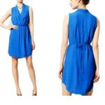 Anthropologie MAEVE  • Liban Shawl Sleeveless Shirt Dress sky‎ blue size SP Photo 1