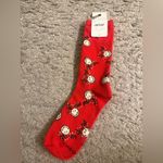 American Eagle Aerie  AE Red Pink Christmas Graphic Women’s Crew Socks Set Photo 12