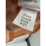 Garnet Hill Women 12 Salmon Pink Button Down Shirt Windowpane Plaid Pima Cotton Photo 6