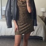 Urban Outfitters Olive Satin Mini Dress Photo 2