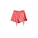 Bershka Dusty Pink Tie Waist Shorts Photo 4
