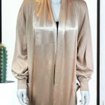 Vintage Escada Margaretha Ley Pink Cotton Silk Satin Trim Size L Photo 0