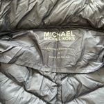 Michael Kors Women's  navy blue lightweight down Hooded Jacket size small Photo 5