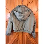 Vigoss  Womens Jacket Hooded Size Large Sage Green nwt (3677) Photo 4