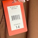 Weatherproof NWT Cuffed Brown Capri Pants Size 14 Photo 5