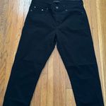 Banana Republic  black satin skinny jeans, size 29/8 preppy minimalist comfort Photo 5