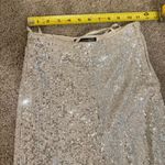 Crystal Sky Sequin Two Piece Size XS Silver Photo 7