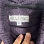 Worlds Apart Lexington Kentucky Purple Tunic Sweater Dress Large Photo 1