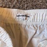 Reformation White Wide-Leg Pants Photo 5