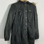 Womans Be Boundless Large Black Lined Hooded Coat Photo 0