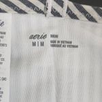 Aerie  Stripe Bikini Bottoms with Ruffles NWT Size Medium Full Coverage Bottom Photo 7