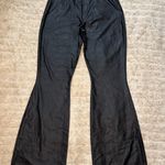 Pretty Little Thing Pretty Little Things vegan leather high-waisted flared pants/leggings Size 10 Photo 3