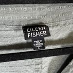 Eileen Fisher Linen Button Front Jacket Shaket Green Size Large Boho Minimalist Photo 3