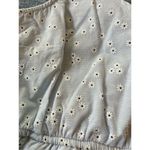 Wild Fable  Powder Blue White Daisy Ruffle Faux Wrap Romper XS Photo 8