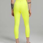 Lululemon neon yellow high waisted 25” tights, 6 Photo 1