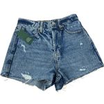 Wild Fable  Women's Medium Wash High Rise Cut-Off Jean Shorts - Size 00 - NWT Photo 0