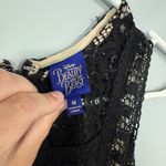 Disney  Beauty & the Beast Black Lace Overlay Sleeveless Dress Juniors Size Medium Photo 3