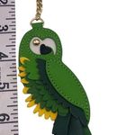 Michael Kors NEW  Green Parrot Purse charm Bag Charm Key Fob Photo 2