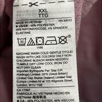 Gap  Women's Long Sleeve V-Neck T-Shirt - Pink Heathered - Size: XXL Photo 5