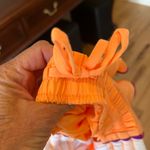 Bright Orange Athletic Shorts Photo 4