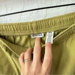 Classic Elements  100% Cotton Green Pull On Drawstring Pants M Photo 2