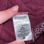 Time And Tru Womens Leggings Lightweight Casual Slim Fit Maroon Medium 8 10 Photo 5