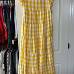 English Factory Checkered Maxi Sundress Photo 0