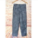 J.Crew  Black & White Herringbone Trousers with a Navy Pinstripe Photo 2