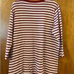 Pacific&Co LAUREN JEANS  Lauren Ralph Lauren Top White Red Stripe Long Sleeve Shirt 2X Photo 6
