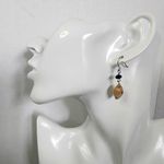 Unique Religious Metal Charm Necklace Earrings Set Silver Photo 6