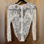 Be Wicked, Long Sleeve Lace Body Suit From Dujor Boutique NWT White Photo 11