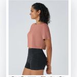 Halara NWT  lighy rose textured crop top. In original bag. Size S Photo 2