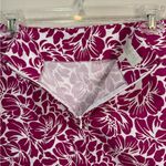Talbots Floral Mini Skirt with Scalloped Hem in Magenta/Women’s 10 Photo 4
