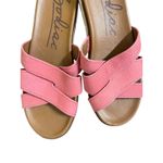 NWOT Women's Zodiac Slip on Sandals SZ 10 M‎ Naila Pink Leather Uppers Photo 1