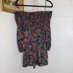 Likely Manning Smocked Off The Shoulder Floral Printed Mini Dress XS Photo 3