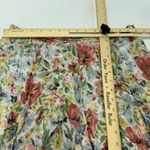 Ralph Lauren Polo  Skirt Womens 8‎ Pink Green Blue Georgette Floral Mini Ruffle Photo 7