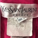 YSL Vintage Cropped Blazer Jacket Pink Size 6 Photo 4