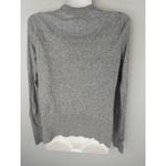Abercrombie & Fitch Gray Lace up V-Neck Long Sleeve Pullover Sweater Size XS Photo 3