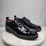 Franco Sarto  Carey2 Black Patent Lace-Up Loafers Women’s 11 Chunky Sole Oxford Photo 1