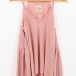 Chaser Pink Bell Sleeve Top Womens Cold Shoulder Flowy Boho Fairy Beachy Size XS Photo 0