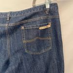 Michael Kors Wide Leg Trouser Womens Jeans Sz 16 Dark Wash Flare Middrise Photo 5