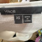 Vince Womens Tie Dye Dip Dyed Top Teal White Long Sleeve Shirt Size X-Small Photo 3