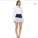 Lovers + Friends  Andi Mini Dress in White & Navy Photo 1