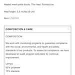 ZARA  Mesh Booties Photo 6