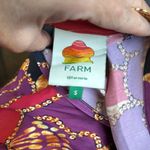 Farm Rio New! Farm Rio Shiny Chita Floral Print Long Sleeve
Minidress sz Small $260 Photo 8