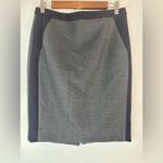 J.Crew  No. 2 Pencil 4P Wool Pencil Skirt in Classic Black n Gray Petite Photo 9