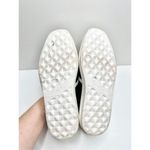 Franco Sarto  Sneaker Women’s Size 7.5 Black White Canvas Slip On Style Photo 7