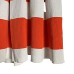 Romeo + Juliet Couture Romeo + Juliet Orange White Striped Pleated Skirt Puff Sleeve Top Co-Ord Set S Photo 9