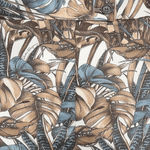 Salvatore Ferragamo  NWT Silk Blend Foliage Printed Pants Size EU 42/US 8 Photo 2