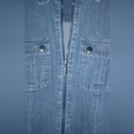 Neiman Marcus 4 Cargo Steel Riveted Denim Shirt Dress NWT Photo 7